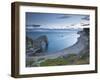 Durdle Door and Bat's Head, Dorset, Jurassic Coast, UNESCO World Heritage Site, England, United Kin-Julian Elliott-Framed Photographic Print