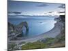 Durdle Door and Bat's Head, Dorset, Jurassic Coast, UNESCO World Heritage Site, England, United Kin-Julian Elliott-Mounted Photographic Print