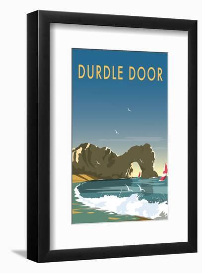 Durdle Door - Dave Thompson Contemporary Travel Print-Dave Thompson-Framed Giclee Print