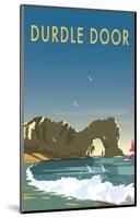Durdle Door - Dave Thompson Contemporary Travel Print-Dave Thompson-Mounted Giclee Print