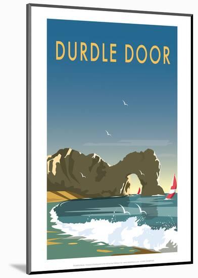 Durdle Door - Dave Thompson Contemporary Travel Print-Dave Thompson-Mounted Giclee Print