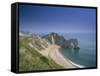 Durdle Door, Dorset, England, United Kingdom, Europe-Nicholson Christopher-Framed Stretched Canvas