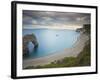 Durdle Door, Eroded Rock Arch, Beach, Jurassic Coast, UNESCO World Heritage Site, Dorset, England-Neale Clarke-Framed Photographic Print