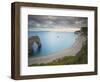 Durdle Door, Eroded Rock Arch, Beach, Jurassic Coast, UNESCO World Heritage Site, Dorset, England-Neale Clarke-Framed Photographic Print