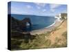 Durdle Door, Jurassic Coast, UNESCO World Heritage Site, Dorset, England, United Kingdom, Europe-Ethel Davies-Stretched Canvas