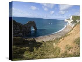 Durdle Door, Jurassic Coast, UNESCO World Heritage Site, Dorset, England, United Kingdom, Europe-Ethel Davies-Stretched Canvas