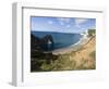 Durdle Door, Jurassic Coast, UNESCO World Heritage Site, Dorset, England, United Kingdom, Europe-Ethel Davies-Framed Photographic Print