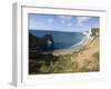 Durdle Door, Jurassic Coast, UNESCO World Heritage Site, Dorset, England, United Kingdom, Europe-Ethel Davies-Framed Photographic Print