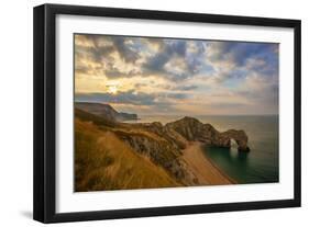 Durdle Door, Lulworth Cove, Jurassic Coastdorset, England-Billy Stock-Framed Photographic Print