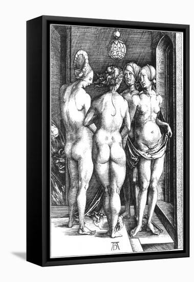 Durer: Four Witches, 1497-Albrecht Dürer-Framed Stretched Canvas