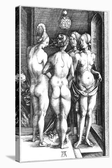 Durer: Four Witches, 1497-Albrecht Dürer-Stretched Canvas