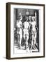 Durer: Four Witches, 1497-Albrecht Dürer-Framed Giclee Print