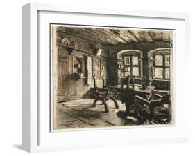 Durer's Room in Nuremberg, 1896-Leon Augustin Lhermitte-Framed Giclee Print