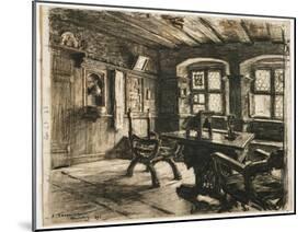 Durer's Room in Nuremberg, 1896-Leon Augustin Lhermitte-Mounted Giclee Print