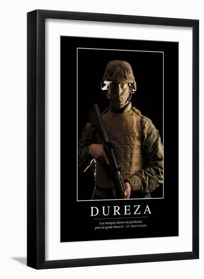 Dureza. Cita Inspiradora Y Póster Motivacional-null-Framed Photographic Print