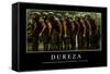 Dureza. Cita Inspiradora Y Póster Motivacional-null-Framed Stretched Canvas