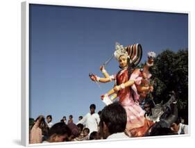 Durga Puja Festival, Varanasi (Benares), Uttar Pradesh State, India-John Henry Claude Wilson-Framed Photographic Print