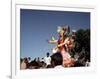 Durga Puja Festival, Varanasi (Benares), Uttar Pradesh State, India-John Henry Claude Wilson-Framed Photographic Print