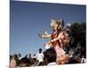 Durga Puja Festival, Varanasi (Benares), Uttar Pradesh State, India-John Henry Claude Wilson-Mounted Photographic Print