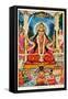 Durga, Vishnu-null-Framed Stretched Canvas