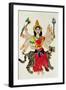 Durga-Jung Sook Nam-Framed Giclee Print