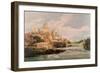 Durham Castle and Cathedral-Thomas Girtin-Framed Giclee Print