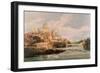 Durham Castle and Cathedral-Thomas Girtin-Framed Giclee Print