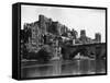 Durham Castle from Wear-null-Framed Stretched Canvas