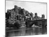 Durham Castle from Wear-null-Mounted Photographic Print