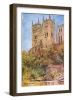 Durham, Cathedral 1909-W Collins-Framed Art Print