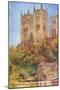 Durham, Cathedral 1909-W Collins-Mounted Art Print