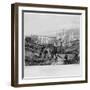 Durham Cathedral and Castle from Newcastle Road, 1841-null-Framed Giclee Print