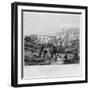 Durham Cathedral and Castle from Newcastle Road, 1841-null-Framed Giclee Print