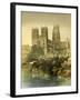 Durham Cathedral, County Durham, C1870-Hanhart-Framed Giclee Print