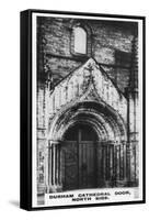 Durham Cathedral Door, North Side, C1920S-null-Framed Stretched Canvas