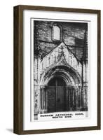 Durham Cathedral Door, North Side, C1920S-null-Framed Giclee Print