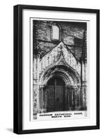 Durham Cathedral Door, North Side, C1920S-null-Framed Giclee Print