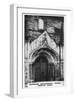 Durham Cathedral Door, North Side, C1920S-null-Framed Giclee Print