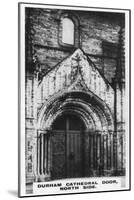 Durham Cathedral Door, North Side, C1920S-null-Mounted Giclee Print