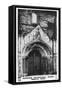 Durham Cathedral Door, North Side, C1920S-null-Framed Stretched Canvas