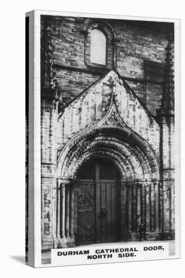 Durham Cathedral Door, North Side, C1920S-null-Stretched Canvas