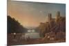 Durham Cathedral from the Prebends Bridge, c1832-George Fennell Robson-Mounted Giclee Print