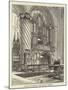 Durham Cathedral, the Bishop's Throne-null-Mounted Giclee Print
