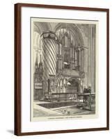 Durham Cathedral, the Bishop's Throne-null-Framed Giclee Print