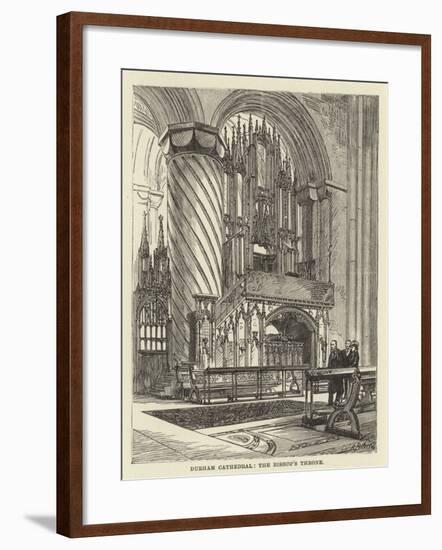 Durham Cathedral, the Bishop's Throne-null-Framed Giclee Print