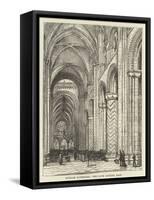 Durham Cathedral, the Nave Looking East-null-Framed Stretched Canvas