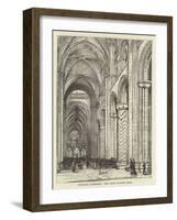 Durham Cathedral, the Nave Looking East-null-Framed Giclee Print