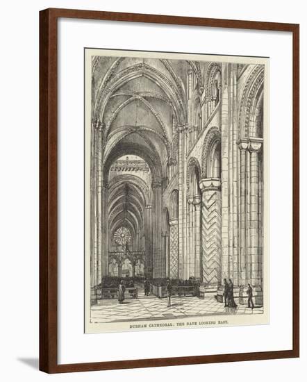 Durham Cathedral, the Nave Looking East-null-Framed Giclee Print