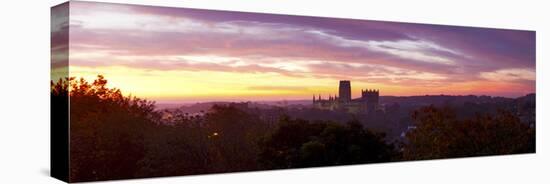 Durham Cathedral View from Wharton Park at Sunrise, Durham, County Durham, England-null-Stretched Canvas