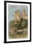 Durham Cathedral-English School-Framed Giclee Print